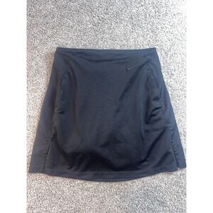 Nike Dri Fit Standard Fit Black Tennis Golf Skort Womens XS